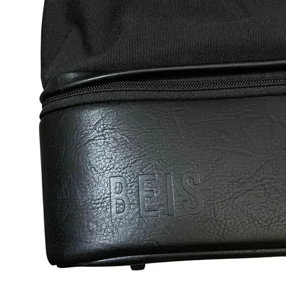 Beis The Mini Weekender In Black Travel Bag Carry On - Picture 14 of 14